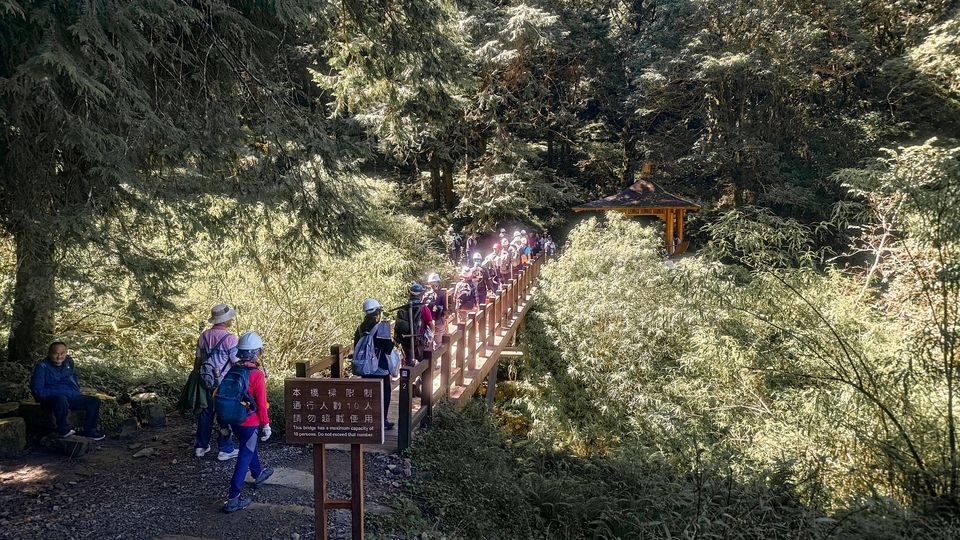 正在過橋